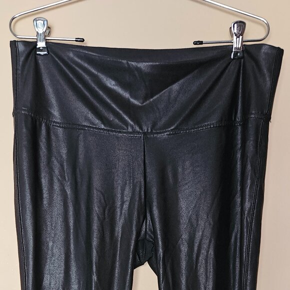 Time and Tru Faux Leather Leggings - Picture 1 of 5